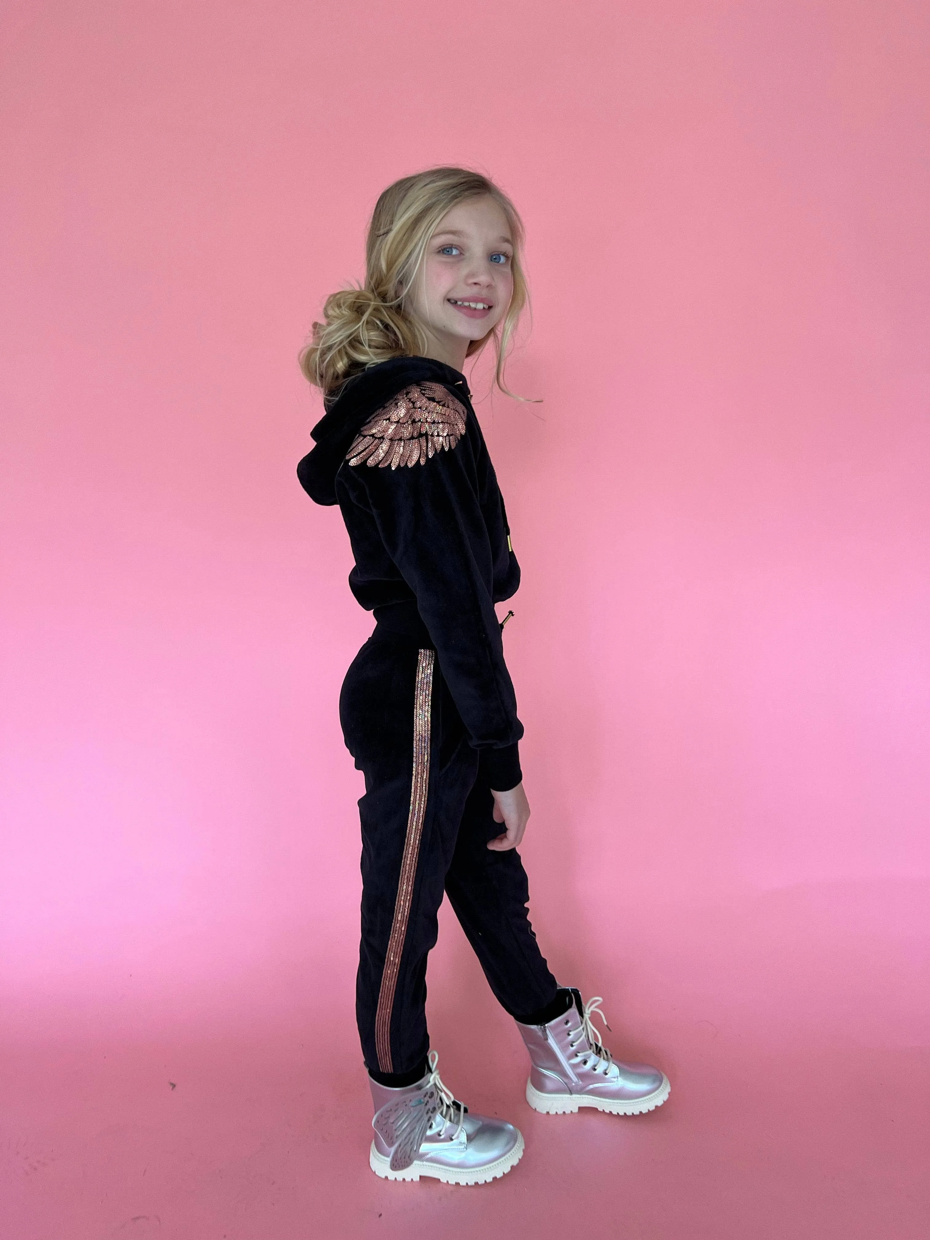Angel Wing Velour Set