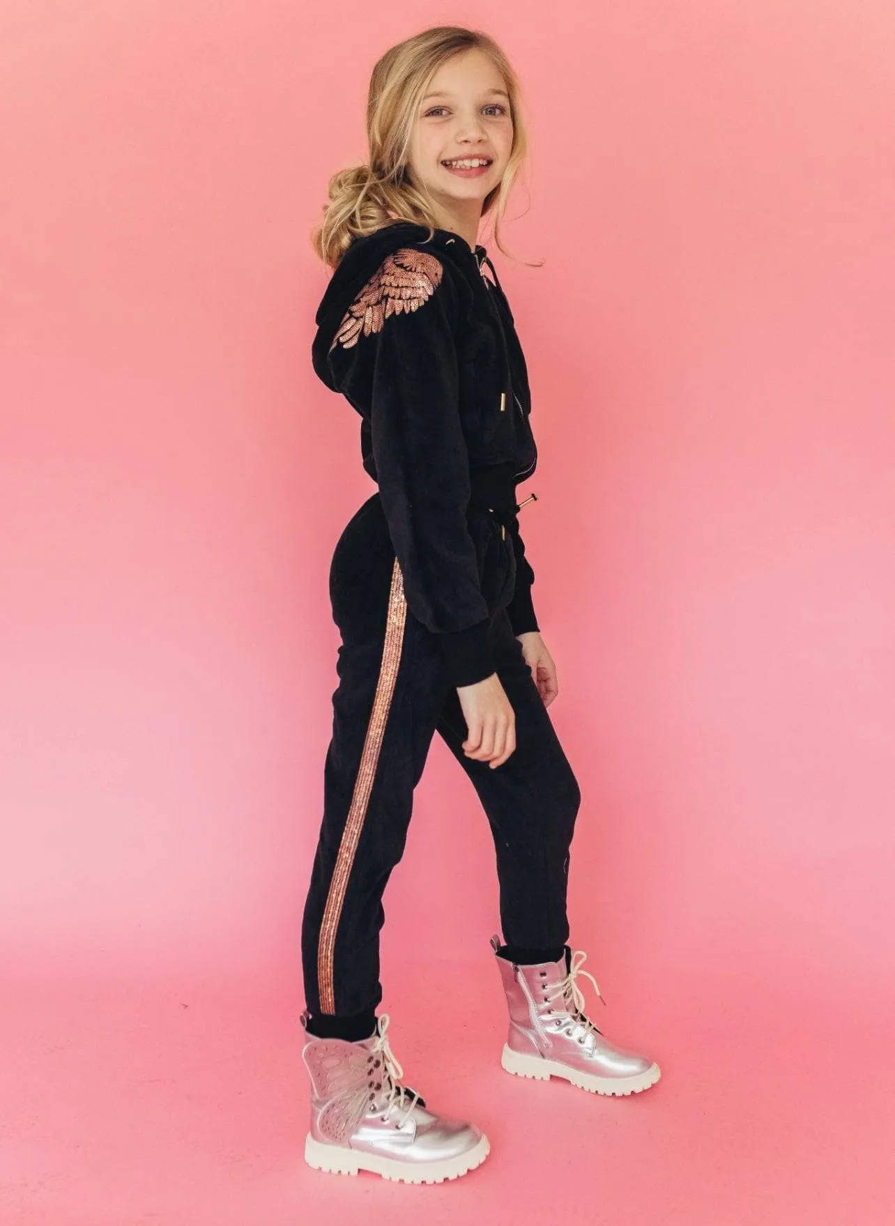 Angel Wing Velour Set
