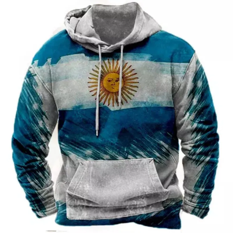 Men's Argentina Flag Jersey