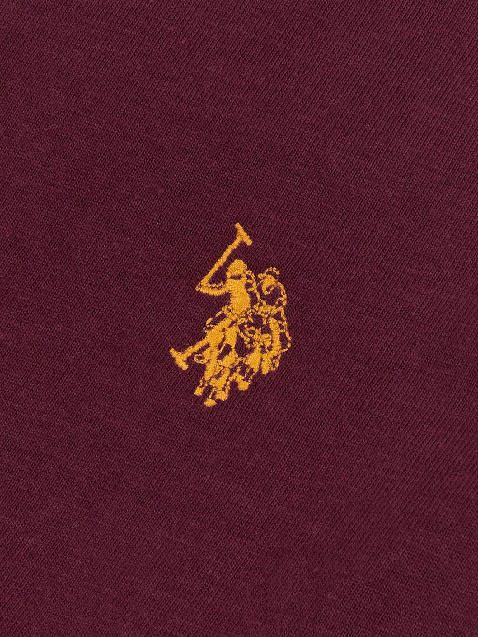 Mens Long Sleeved T-Shirt in Windsor Wine