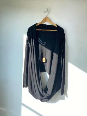 Rick Owens Black Circle Hung Sweater