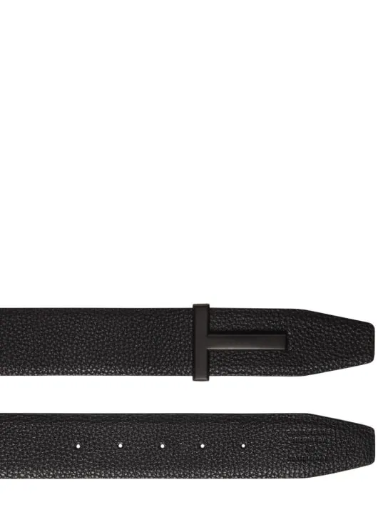 Tom Ford   4cm T reversible leather belt 