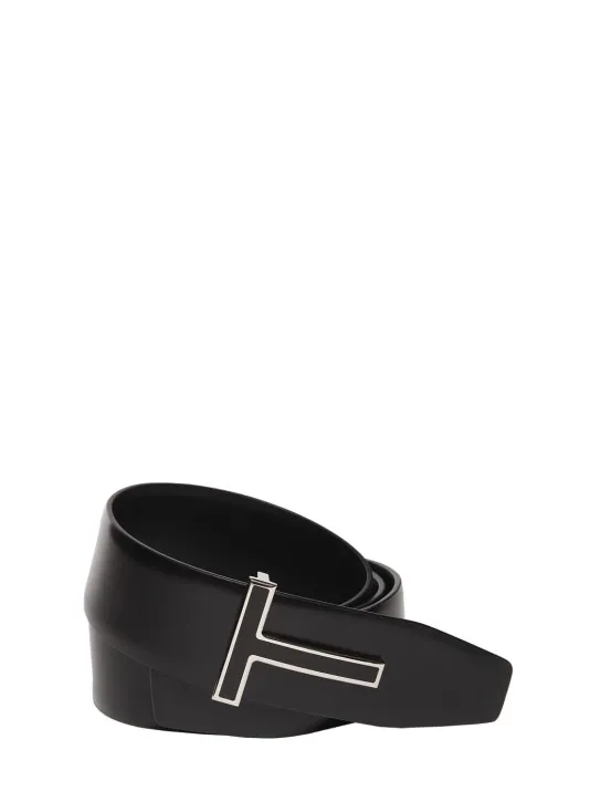 Tom Ford   4cm T reversible leather belt 
