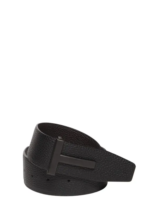 Tom Ford   4cm T reversible leather belt 